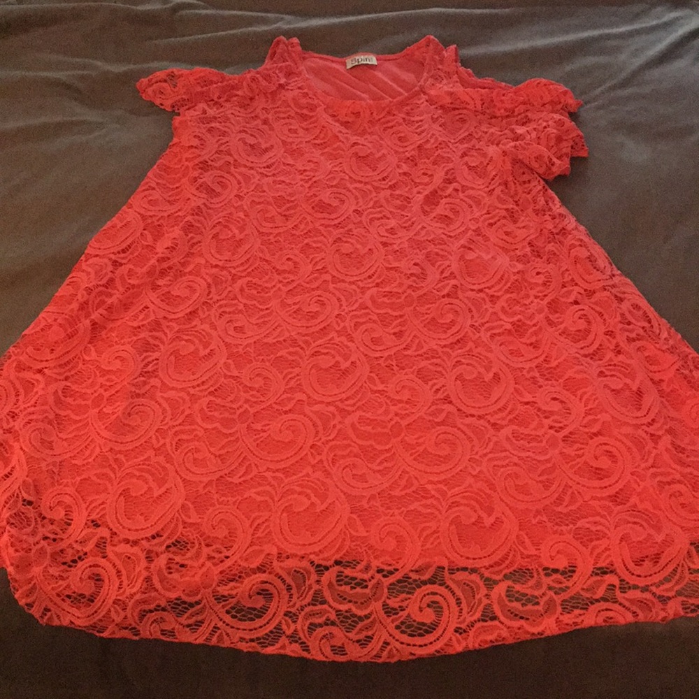 Beautiful coral dress